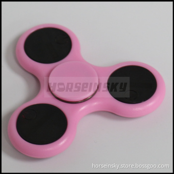 New Relieve Stress Fidget Hand Spinner Toys LED Silicone Finger Gyro